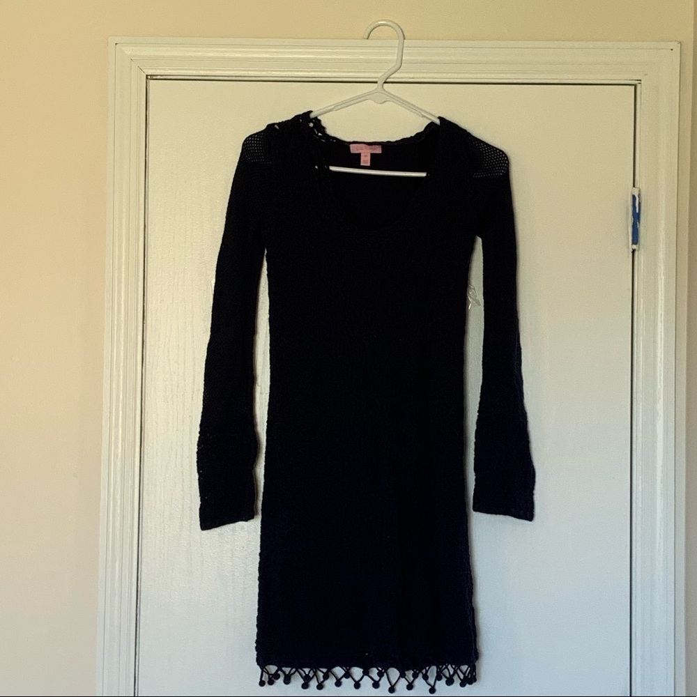 Lilly Pulitzer Navy Crochet Dress